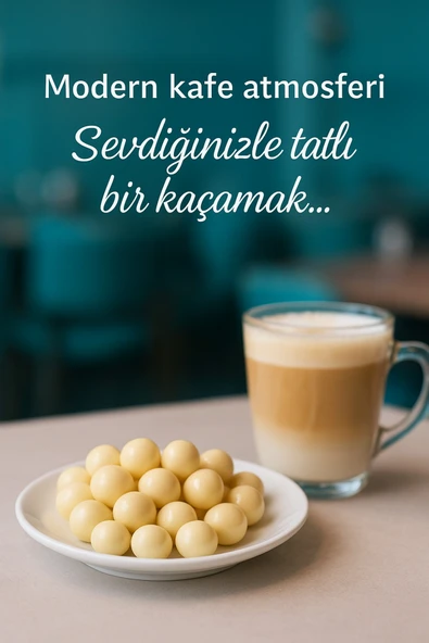 belchocolate Beyaz Fildişi Çikolatalı İnci Çikopat - 200 Gr ürün görseli 1