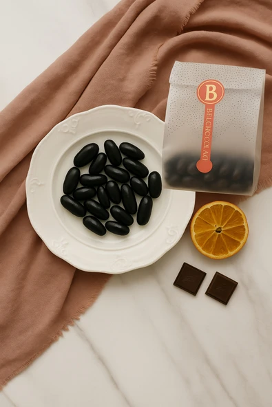 belchocolate Bitter Çikolatalı Portakal Kabuğu - 150 Gr. ürün görseli 1