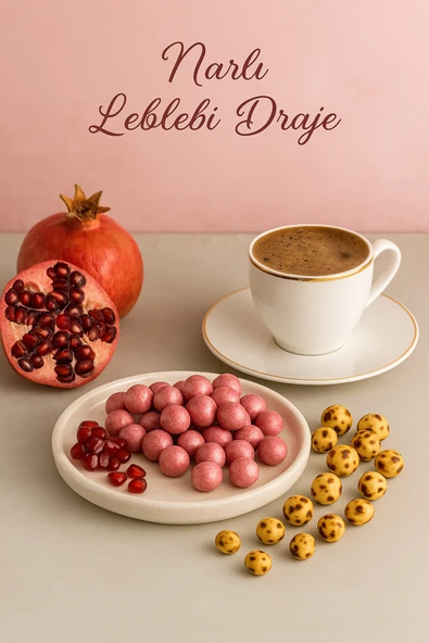 belchocolate Narlı İnci Leblebi Draje -200 Gr. ürün görseli 1