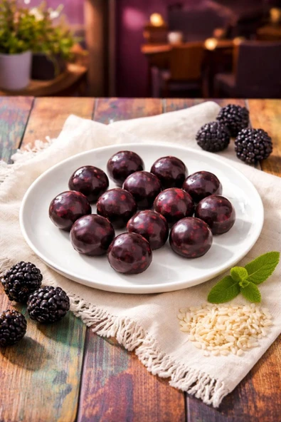 belchocolate Pirinç Patlağı Patlayan Şekerli Böğürtlenli Draje - 150 Gr ürün görseli 1