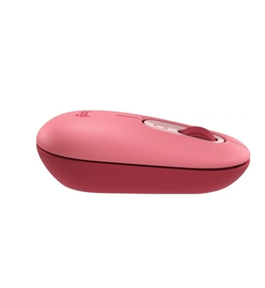 Logitech POP Kablosuz Optik Mouse - Pembe - Resim 4