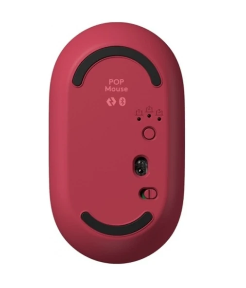 Logitech POP Kablosuz Optik Mouse - Pembe - Resim 6