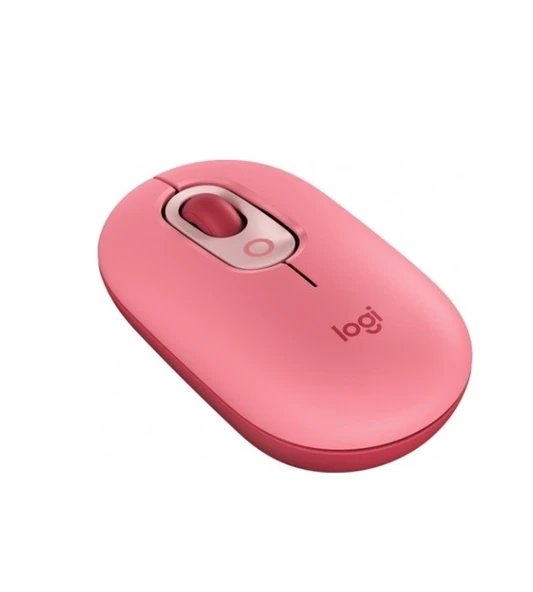 Logitech POP Kablosuz Optik Mouse - Pembe - Resim 3
