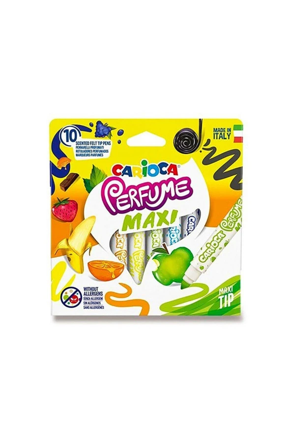 Carioca Kokulu Jumbo Keçeli Boya Kalemi 10'lu ürün görseli 1