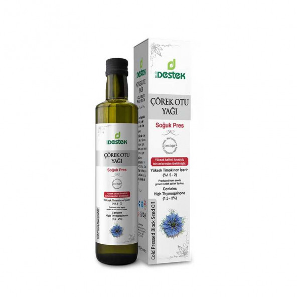Destek Çörekotu Yağı 250 ML-%100 Saf ürün görseli 1