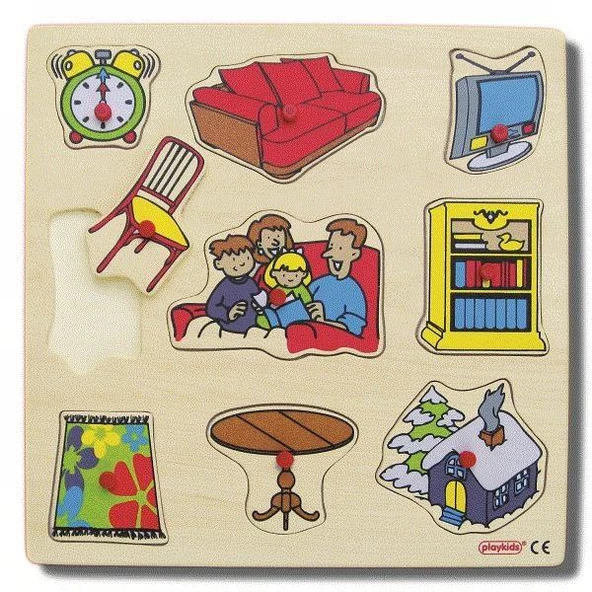 EVİMİZ PUZZLE (30x30 cm) ürün görseli 1