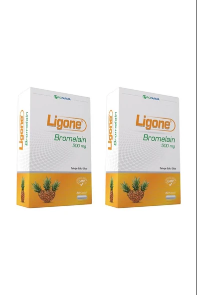 Ligone Bromelain 60 Kapsül 2 Adet ürün görseli 1