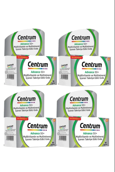 Centrum Advance 50+ Multivitamin 30 Tablet 4 Adet ürün görseli 1
