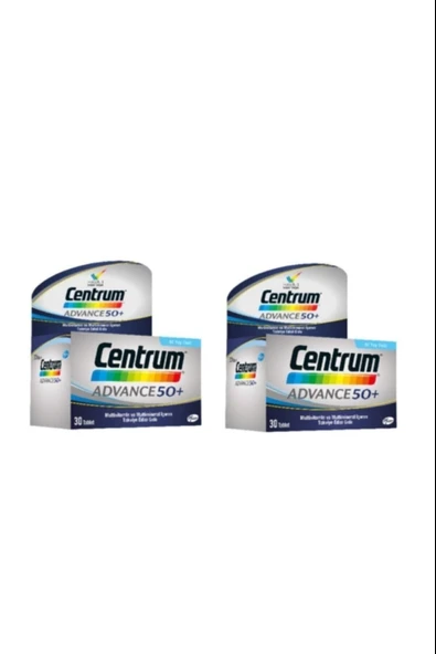 Centrum Advance 50+ Multivitamin 30 Tablet 2 Adet ürün görseli 1