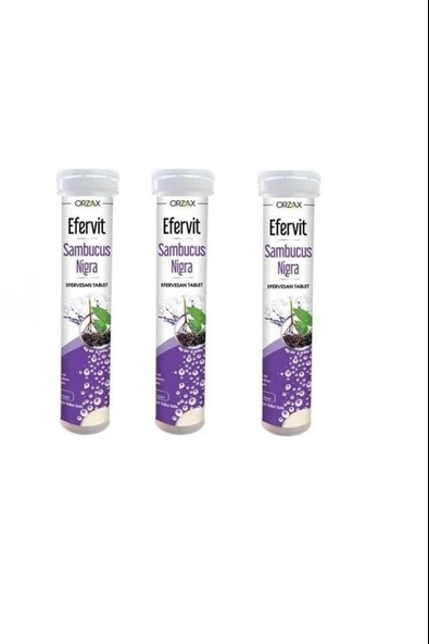 Ocean Efervit Sambucus Nigra Efervesan 20 Tablet 3 Adet ürün görseli 1