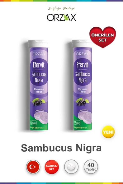 Ocean Efervit Sambucus Nigra Efervesan 20 Tablet 2 Adet ürün görseli 1