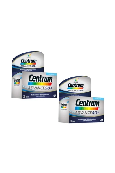 Centrum Advance 50+ Multivitamin 30 Tablet 2 Adet ürün görseli 1