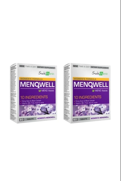 Suda Vitamin Menowell 60 Tablet 2 Adet - Resim 2