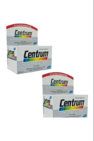 Centrum Advance 50+ Multivitamin 30 Tablet 2 Adet ürün görseli 1