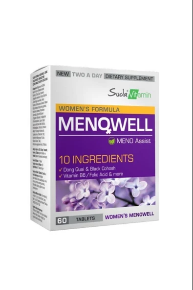 Suda Vitamin Menowell 60 Tablet ürün görseli 1