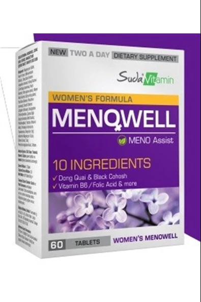 Suda Vitamin Menowell 60 Tablet ürün görseli 1