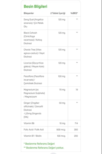 Suda Vitamin Menowell 60 Tablet - Resim 3