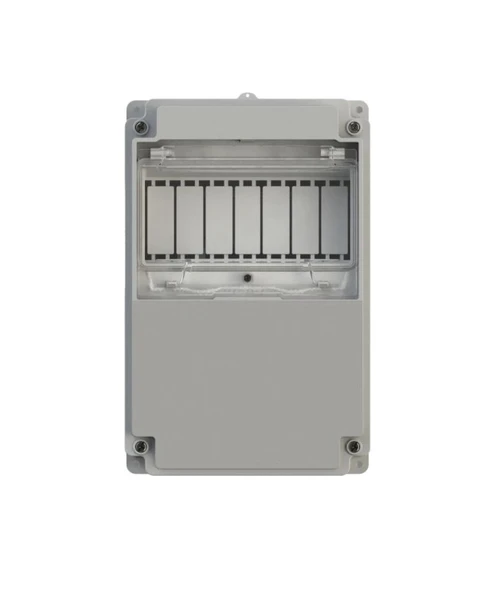 NEAD Boş 156x238x127 Kombinasyon Kutusu Termoplastik Gri IP65 (1 Trifaze 2 Monofaze Priz Takılabilir) ürün görseli 1