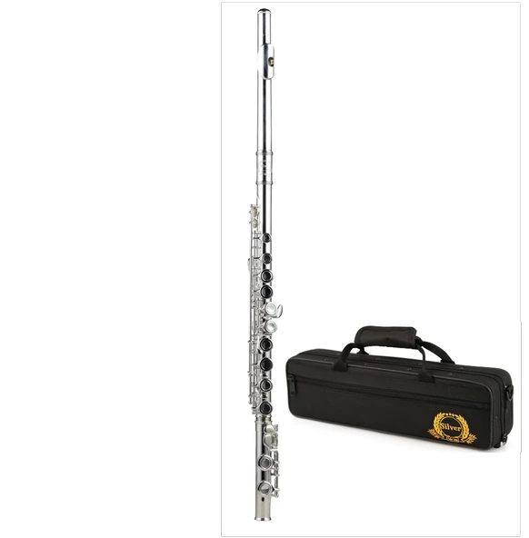 SILVER SFL-190ES Gümüş Kaplama C Flüt (Case Dahil) ürün görseli 1
