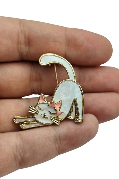 Bastet Kedi Broş Yaka İğnesi ürün görseli 1