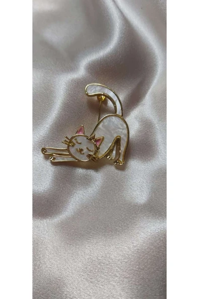 Bastet Kedi Broş Yaka İğnesi - Resim 5