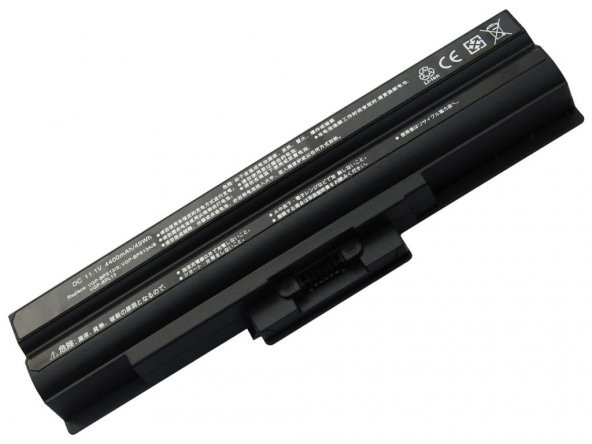 Somy Vaio VGN-FW72JGB, VGN-FW73JGB Notebook Bataryası - Pili (Siyah) - Resim 6