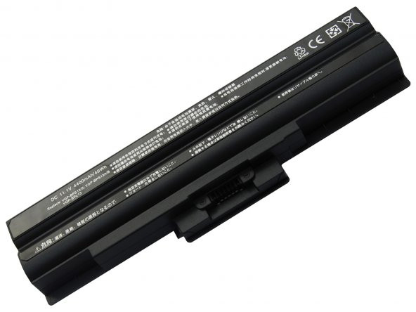 Sony VPCCW2Z1E/B VPCF112FX/B Notebook Bataryası Pili/Siyah ürün görseli 1
