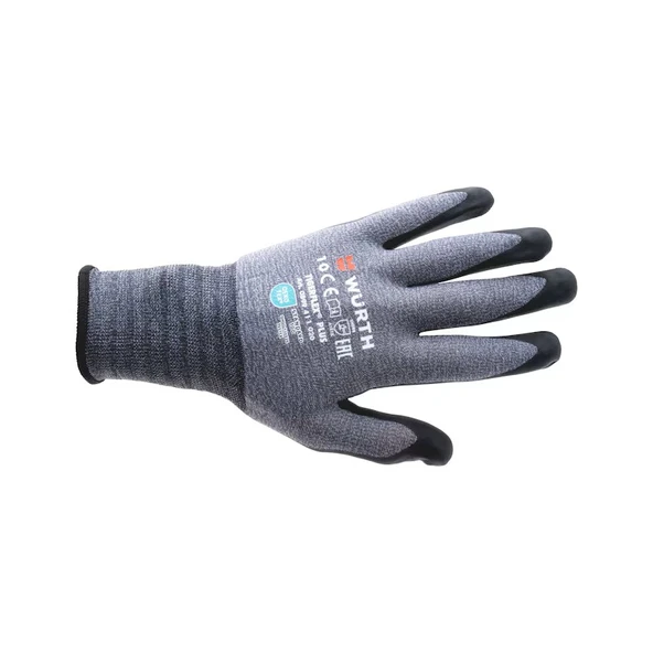 Würth İş Güvenliği Eldiveni Tigerflex Plus 10-XL - Nitril Köpük Kaplama, Üstün Tutuş ve Konfor ürün görseli 1