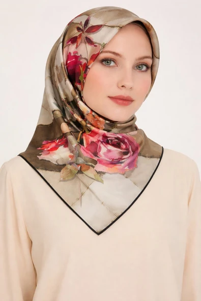Aker Polyester Rayon Eşarp 7488769 - Resim 9