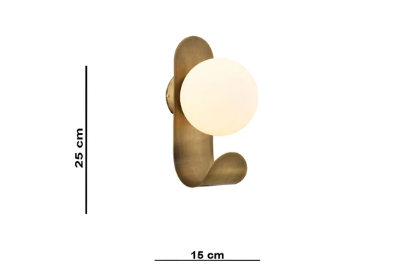 Lampaluce Modern Tasarımlar Aqua Tekli Aplik - Resim 3