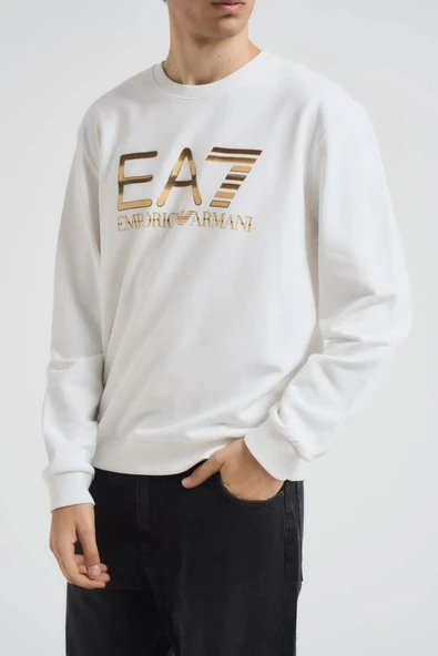 Ea7 7M001191AF17787 Logo S Erkek Sweatshirt ürün görseli 1
