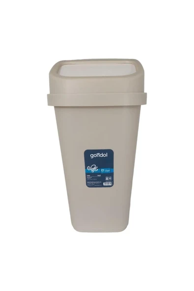 Kapaklı Çöp Kovası, Plastik 17 Lt  Royaleks-G647 ürün görseli 1