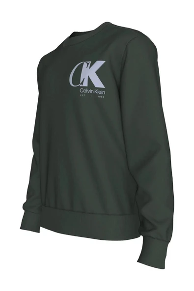 Calvin Klein LV04LD243 Ls Eu 350Terry Ck Overlap Erkek Sweatshirt ürün görseli 1