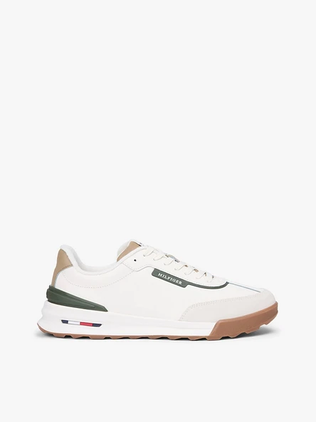 Tommy Hilfiger FM0FM05721 Retro Runner Mix Leather Erkek Günlük Ayakkabı ürün görseli 1