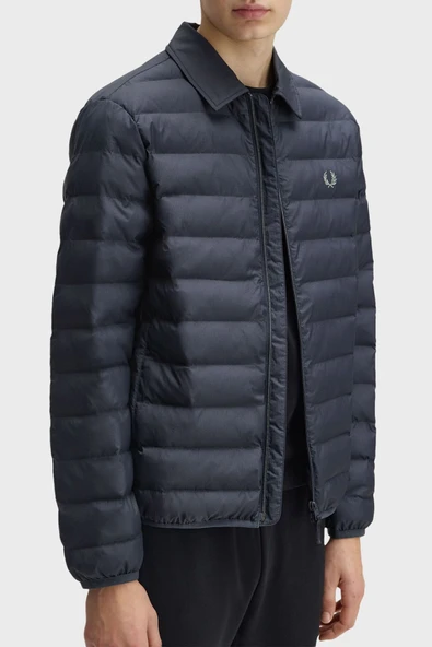 Fred Perry J1301 Collared Insulated Erkek Mont - Resim 3
