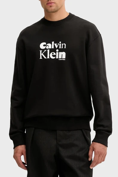 Calvin Klein LV04LD242 Ls Eu 350 Terry Calvin Bold Graph Erkek Sweatshirt ürün görseli 1