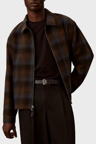 Calvin Klein LV04LD425 Ls Yd Wool Flannel Fz Erkek Ceket ürün görseli 1