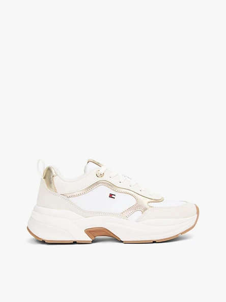 Tommy Hilfiger FW0FW09204 Th Chunky Runner Metallic Kadın Günlük Ayakkabı ürün görseli 1