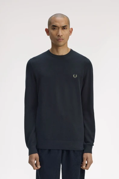 Fred Perry K1309 Pique Stitch Jumper Erkek Kazak ürün görseli 1