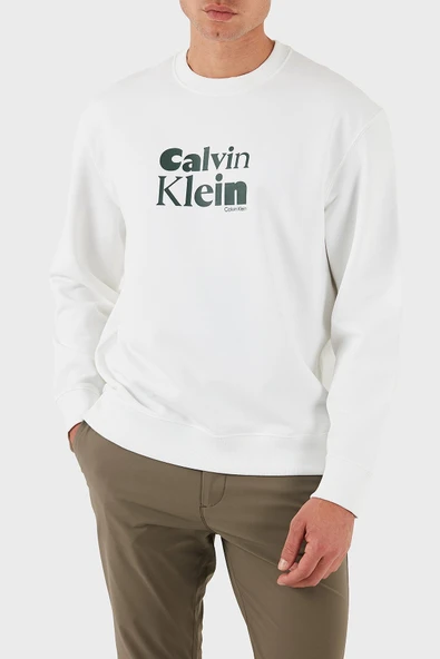 Calvin Klein LV04LD242 Ls Eu 350 Terry Calvin Bold Graph Erkek Sweatshirt ürün görseli 1