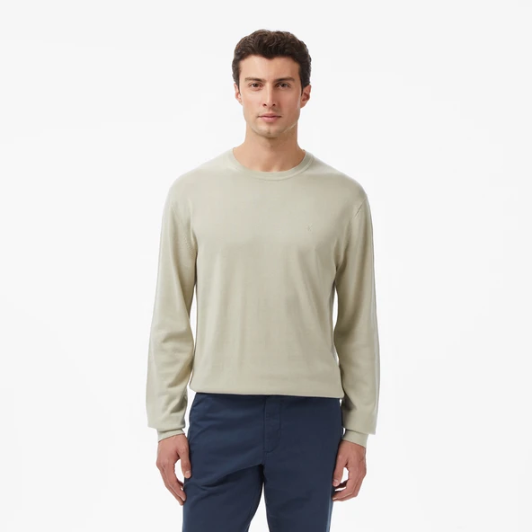 Calvin Klein LV040BM343 Ls Supima Cottonk Erkek Sweatshirt ürün görseli 1