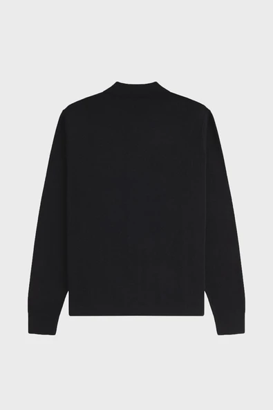 Fred Perry K9726 Button Through Knitted Erkek Gömlek - Resim 7