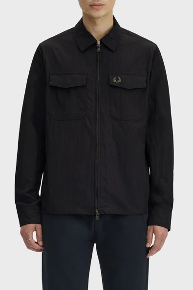 Fred Perry M5684 Zip Through Overshirt Erkek Gömlek ürün görseli 1