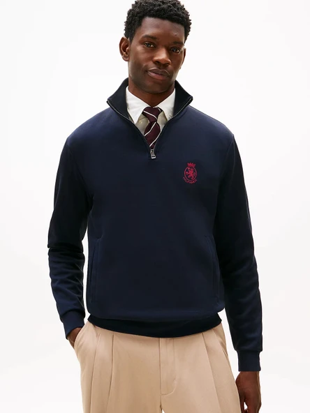 Tommy Hilfiger MW0MW42855 Crest Giftin intechno Erkek Sweatshirt ürün görseli 1