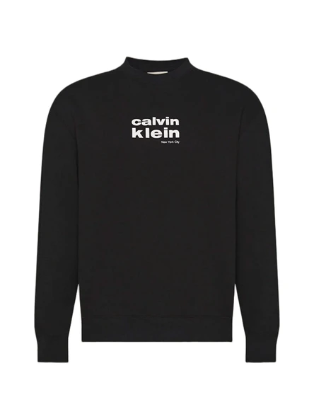 Calvin Klein LV04LE250G Ls 350 Fleece Retro Graphic Erkek Sweatshirt ürün görseli 1