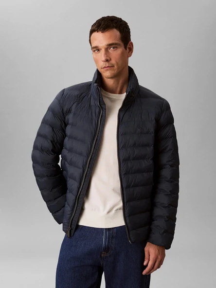 Calvin Klein LV04RC511 Ls Nylon Lt Wt Hooded Fz Puffer Erkek Mont ürün görseli 1