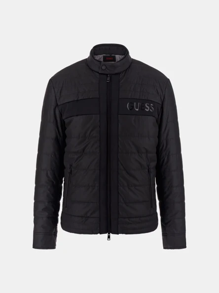 Guess M4YL16WFHD0 Logo Stretch Padded Erkek Ceket - Resim 5