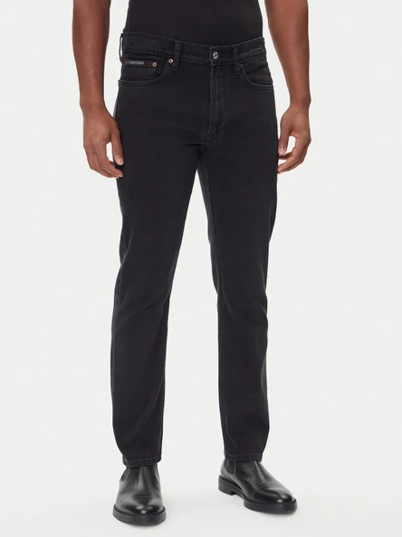 Calvin Klein LV04RD902G Slim Straight Jaguar Erkek Denim Pantolon ürün görseli 1
