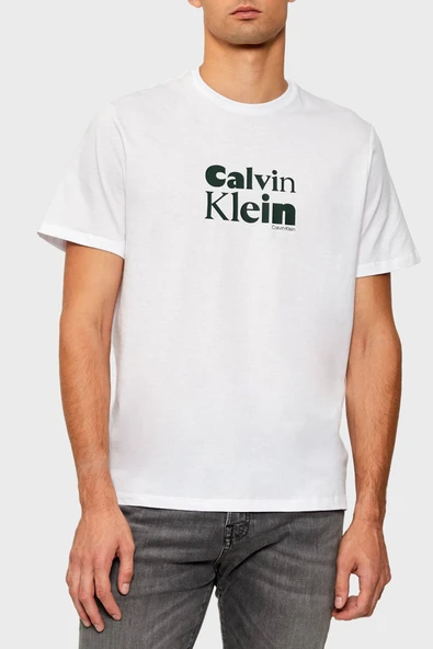 Calvin Klein LV04RD820 Ss 30S Eu Calvin Klein Bold Grap Erkek Tişört ürün görseli 1