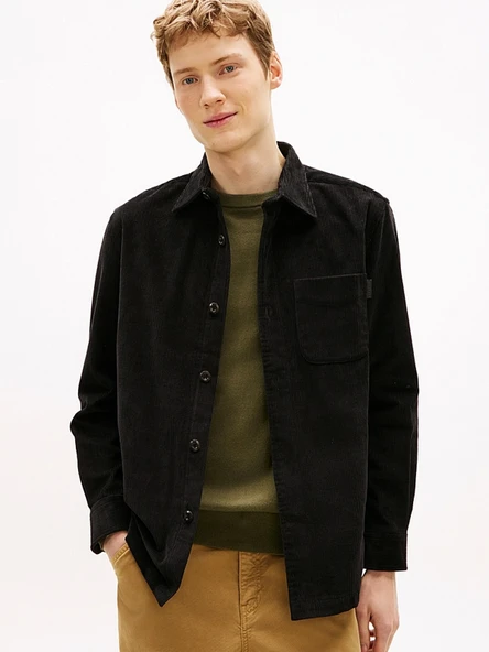 Tommy Hilfiger MW0MW40489 Corduroy Rlx Overshirt Erkek Gömlek ürün görseli 1